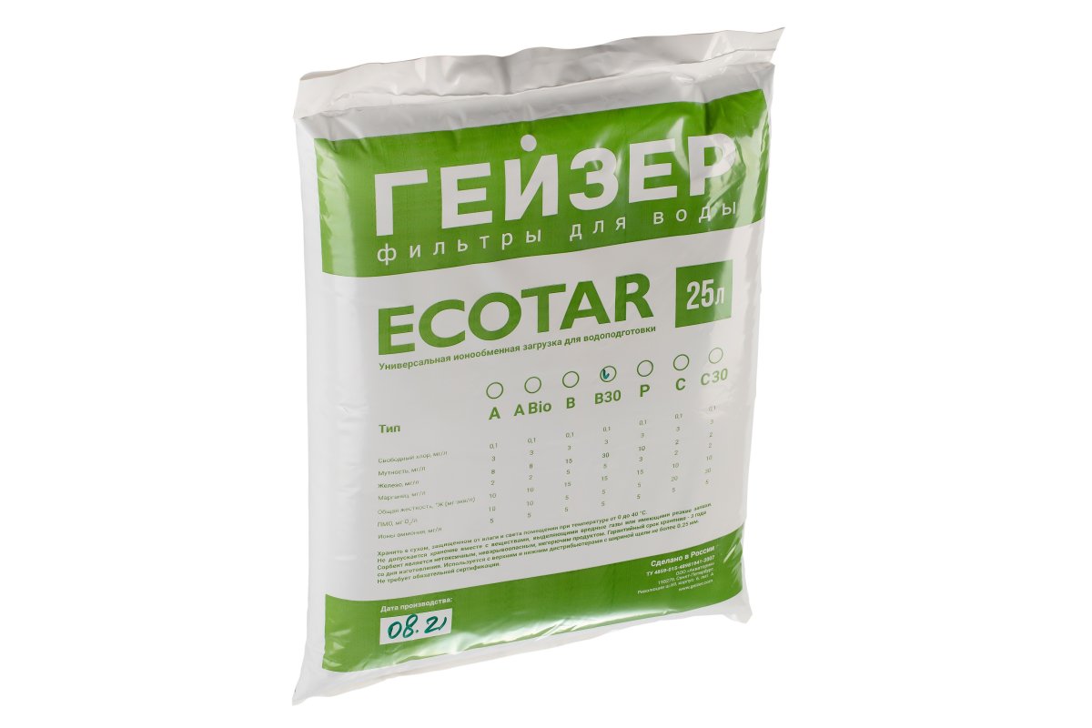 Гейзер Мультикомпонентная загрузка Ecotar B30 (25 л) 40084
